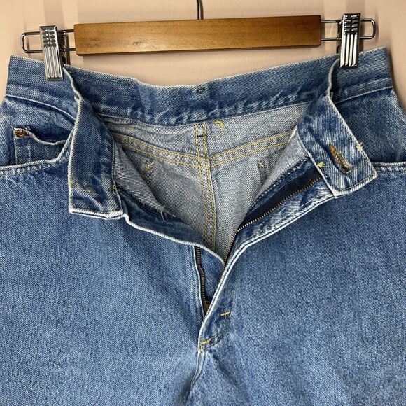 Vtg Lee Jeans  Women’s 32”x31” Medium Blue Wash High Waist, Rise Mom - Picture 6 of 8